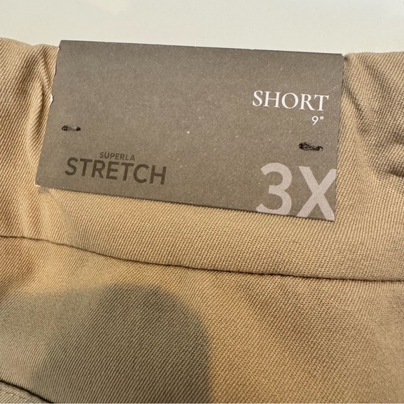 Soft Surroundings Shorts Superla Stretch Shorts Khaki Gail Short - Picture 12 of 12